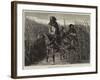 French Mounted Infantry for the War in Tonquin-null-Framed Giclee Print