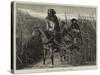 French Mounted Infantry for the War in Tonquin-null-Stretched Canvas