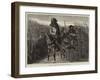 French Mounted Infantry for the War in Tonquin-null-Framed Giclee Print