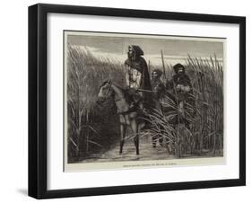French Mounted Infantry for the War in Tonquin-null-Framed Giclee Print