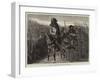 French Mounted Infantry for the War in Tonquin-null-Framed Giclee Print