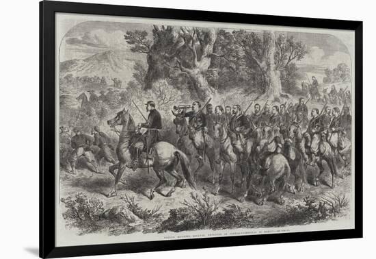 French Mounted Zouaves, Employed as Contre-Guerrillas in Mexico-null-Framed Giclee Print
