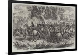 French Mounted Zouaves, Employed as Contre-Guerrillas in Mexico-null-Framed Giclee Print