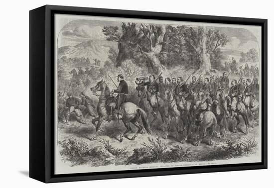 French Mounted Zouaves, Employed as Contre-Guerrillas in Mexico-null-Framed Stretched Canvas