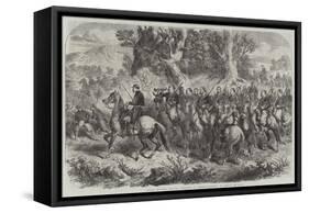 French Mounted Zouaves, Employed as Contre-Guerrillas in Mexico-null-Framed Stretched Canvas