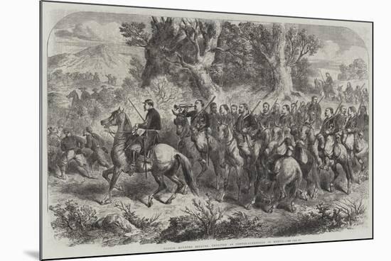 French Mounted Zouaves, Employed as Contre-Guerrillas in Mexico-null-Mounted Premium Giclee Print
