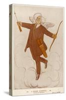 French Musician Gabriel Faure as an Angel-A Barrere-Stretched Canvas