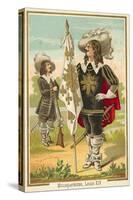 French Musketeers of the Time of Louis XIV-null-Stretched Canvas