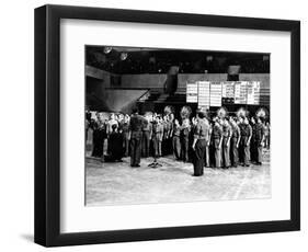 French National Lottery Draw, German-Occupied Paris, August 1941-null-Framed Premium Giclee Print