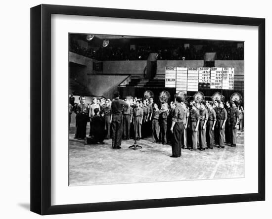 French National Lottery Draw, German-Occupied Paris, August 1941-null-Framed Giclee Print