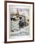 French Naval Exercises, 1908-null-Framed Giclee Print