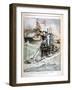 French Naval Exercises, 1908-null-Framed Giclee Print