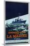 French Navy Recruitment Poster, C1930-1945-Roger Levasseur-Mounted Giclee Print