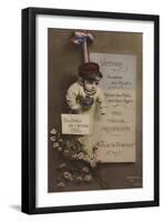 French New Year's Card, 1916-null-Framed Giclee Print