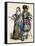 French Noble Pair 1680-null-Framed Stretched Canvas