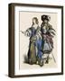 French Noble Pair 1680-null-Framed Art Print