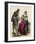 French Noble Pair 1680-null-Framed Art Print