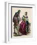 French Noble Pair 1680-null-Framed Art Print