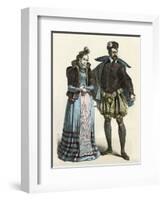 French Nobles of 1580-null-Framed Art Print