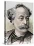 French Novelist and Playwright. Illegitimate Son of Alexandre Dumas-Prisma Archivo-Stretched Canvas