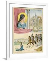 French Nun and Saint the Abbaye Sainte Genevieve-Melville Gilbert-Framed Art Print