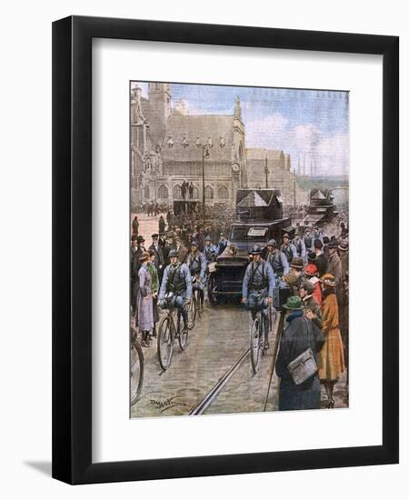 French Occupy the Ruhr-Achille Beltrame-Framed Art Print