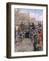 French Occupy the Ruhr-Achille Beltrame-Framed Art Print