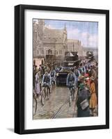 French Occupy the Ruhr-Achille Beltrame-Framed Art Print