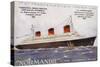 French Ocean Liner Normandie-null-Stretched Canvas