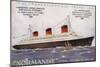 French Ocean Liner Normandie-null-Mounted Giclee Print
