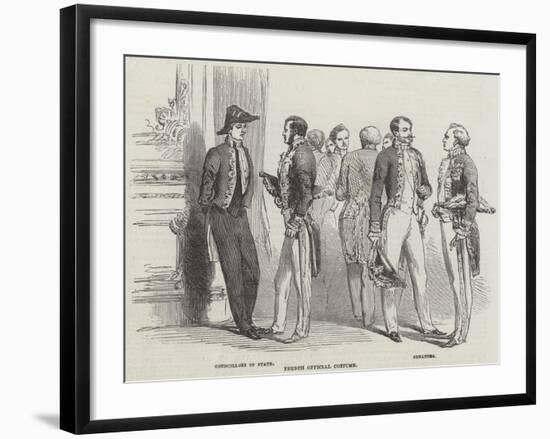 French Official Costume-null-Framed Giclee Print