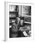 French Painter Marc Chagall Working on a Painting-Loomis Dean-Framed Photographic Print