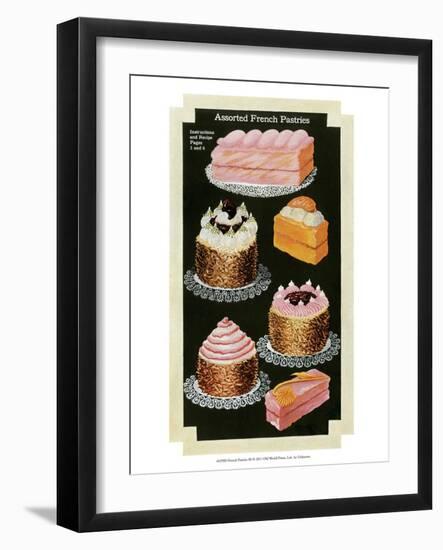 French Pastries III-null-Framed Art Print