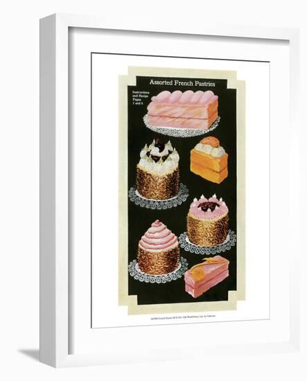 French Pastries III-null-Framed Art Print