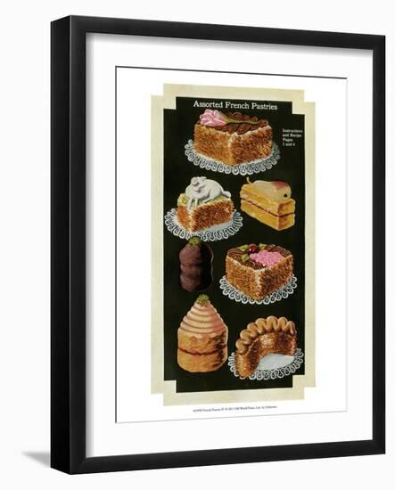 French Pastries IV-null-Framed Art Print