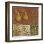 French Pear II-Carol Black-Framed Art Print