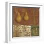 French Pear II-Carol Black-Framed Art Print