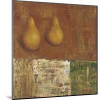 French Pear II-Carol Black-Mounted Art Print