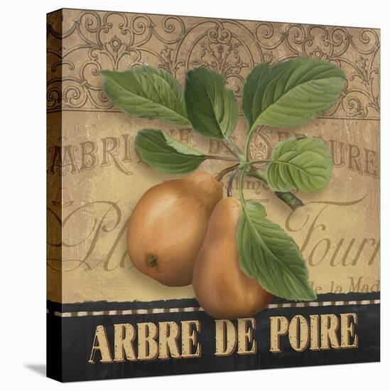 French Pears-Abby White-Stretched Canvas