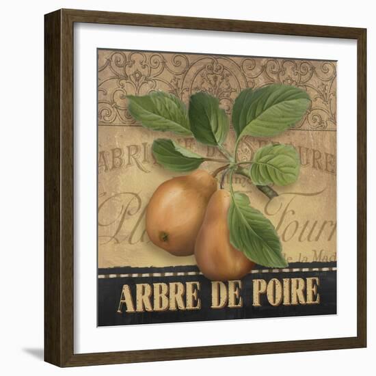 French Pears-Abby White-Framed Art Print