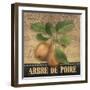 French Pears-Abby White-Framed Art Print