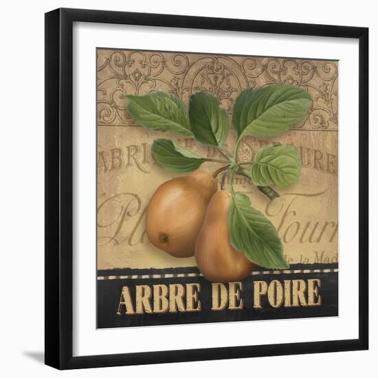 French Pears-Abby White-Framed Art Print