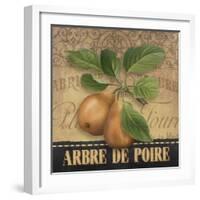 French Pears-Abby White-Framed Art Print