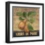 French Pears-Abby White-Framed Art Print