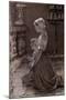 French Peasant Girls Praying-George Clausen-Mounted Giclee Print