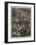 French Peasantry of the Vosges Flying from their Homes-null-Framed Giclee Print