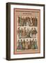 French Peasants, Noblemen and Ladies at Court the 1550'S-Friedrich Hottenroth-Framed Premium Giclee Print