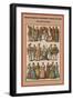 French Peasants, Noblemen and Ladies at Court the 1550'S-Friedrich Hottenroth-Framed Premium Giclee Print