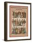 French Peasants, Noblemen and Ladies at Court the 1550'S-Friedrich Hottenroth-Framed Art Print