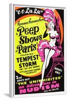 French Peep Show, 1954-null-Framed Art Print